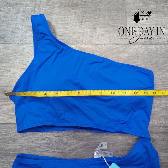 Yonique One Shoulder One Piece Swimsuit Size M - Picture 5 of 7